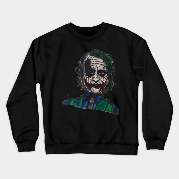 Darin knight, heath ledger Crewneck Sweatshirt by MattisMatt83